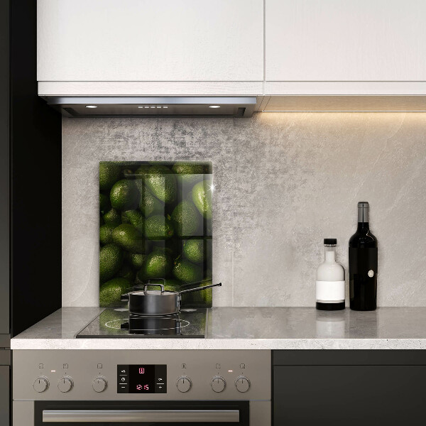 Tabla de cortar de vidrio Fruta de aguacate