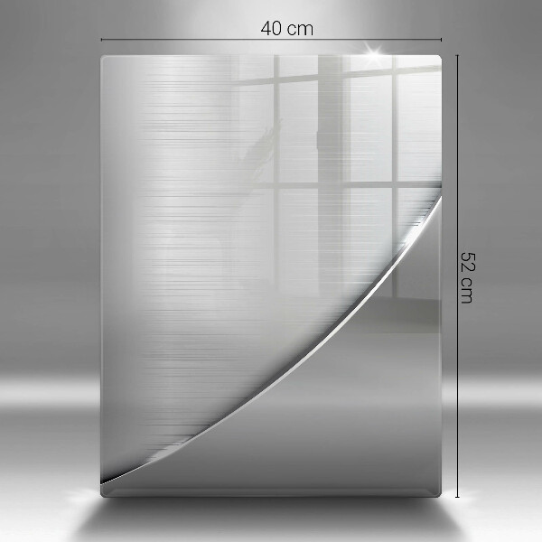 Tabla de cortar de vidrio Formas metálicas