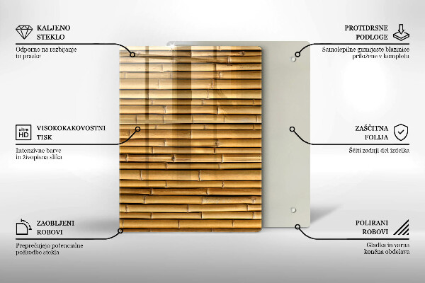 Tabla de cortar de vidrio Formas metálicas