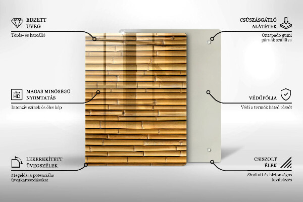 Tabla de cortar de vidrio Formas metálicas