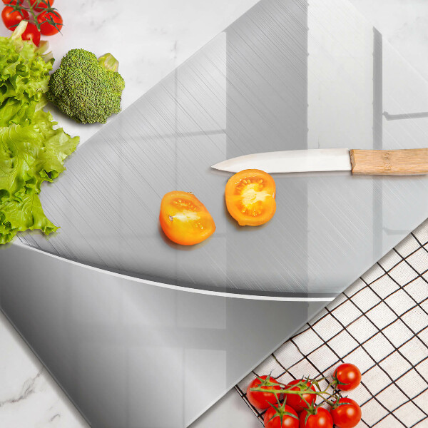 Tabla de cortar de vidrio Formas metálicas