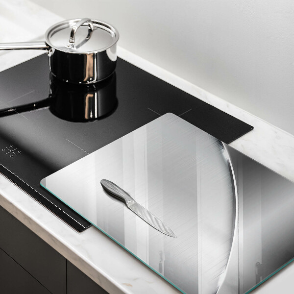 Tabla de cortar de vidrio Formas metálicas