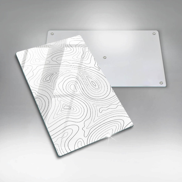 Tabla de cortar de vidrio Formas abstractas