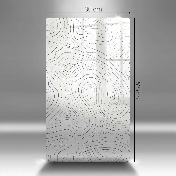 Tabla de cortar de vidrio Formas abstractas