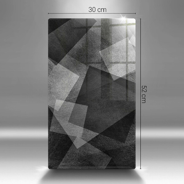 Tabla de cortar de vidrio Abstracción geométrica