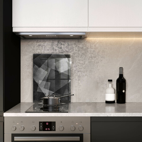 Tabla de cortar de vidrio Abstracción geométrica