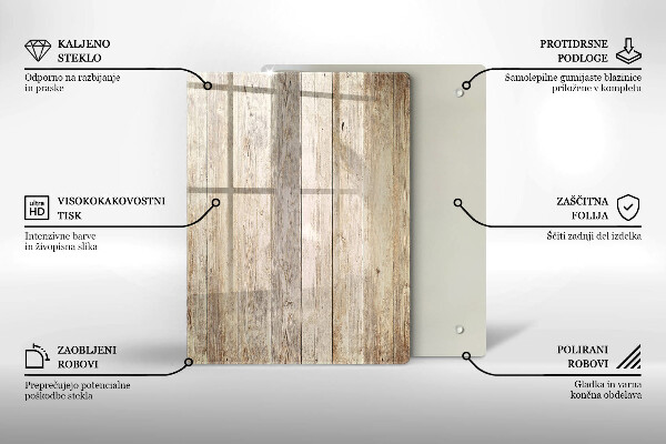 Tabla de cortar de vidrio Abstracción de oro azul