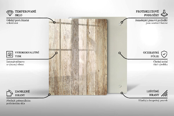 Tabla de cortar de vidrio Abstracción de oro azul