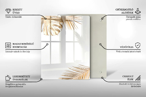 Tabla de cortar de vidrio Gres claro