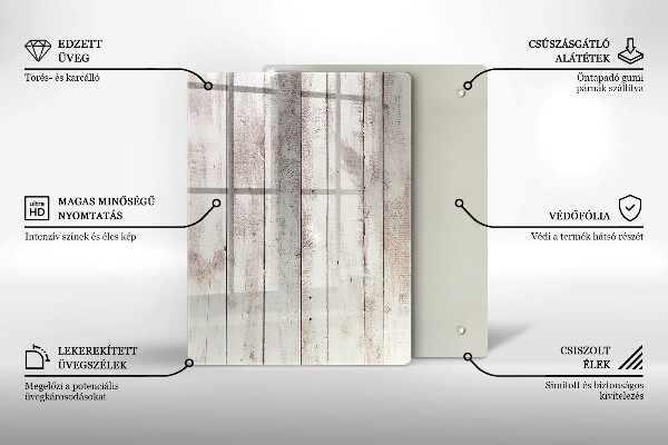 Tabla de cortar de vidrio Abstracción de tinta