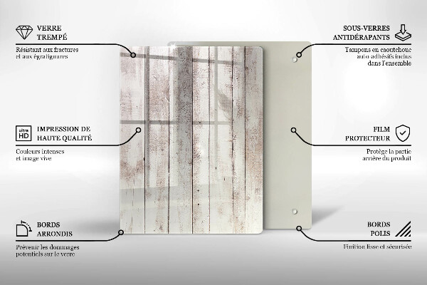 Tabla de cortar de vidrio Abstracción de tinta