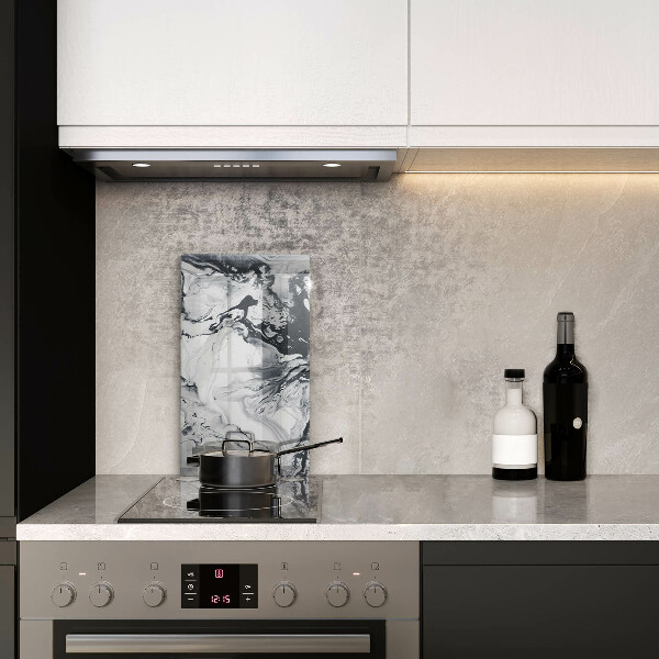 Tabla de cortar de vidrio Abstracción de tinta