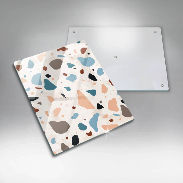 Tabla de cortar de vidrio Gres decorativo