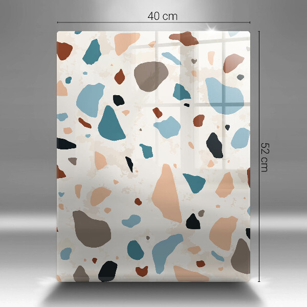 Tabla de cortar de vidrio Gres decorativo