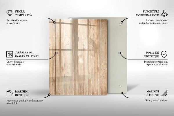 Tabla de cortar de vidrio Gres decorativo