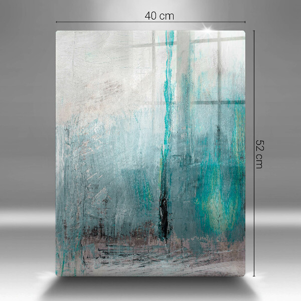 Tabla de cortar de vidrio Fondo de abstracción de pintura