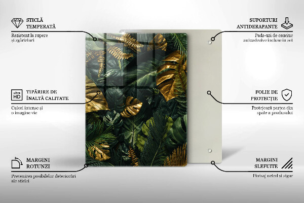 Tabla de cortar de vidrio Abstracción de fluidos