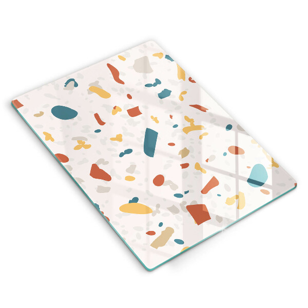 Tabla de cortar de vidrio Gres decorativo