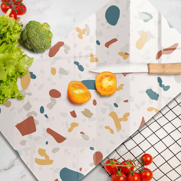 Tabla de cortar de vidrio Gres decorativo