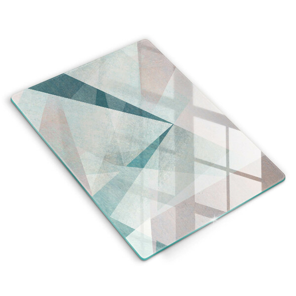 Tabla de cortar de vidrio Abstracción aguda