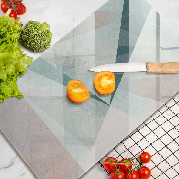 Tabla de cortar de vidrio Abstracción aguda