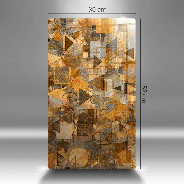 Tabla de cortar de vidrio Patrones sin fisuras de figuras geométricas