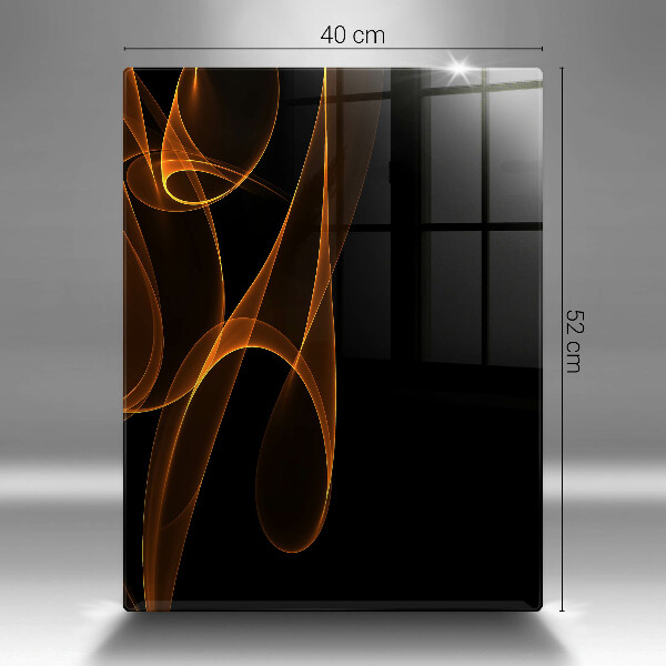 Tabla de cortar de vidrio Líneas abstractas