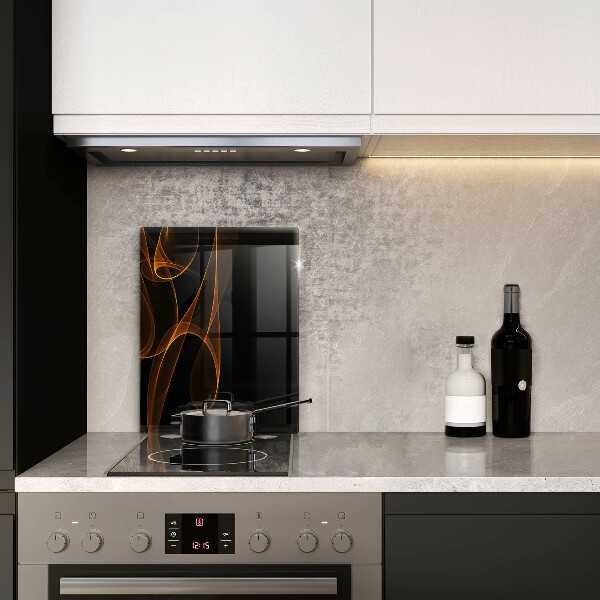 Tabla de cortar de vidrio Líneas abstractas