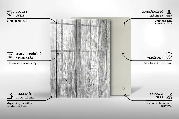Tabla de cortar de vidrio Gotas de rocío y flor de rosa