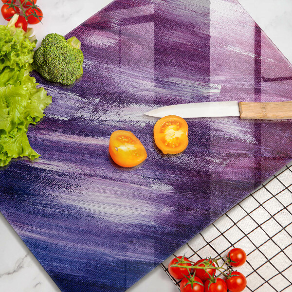 Tabla de cortar de vidrio Abstracción de pintura