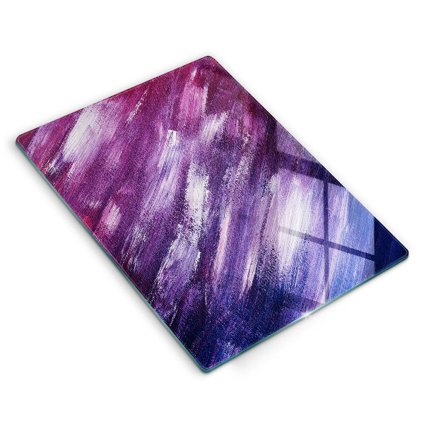 Tabla de cortar de vidrio Abstracción de pintura