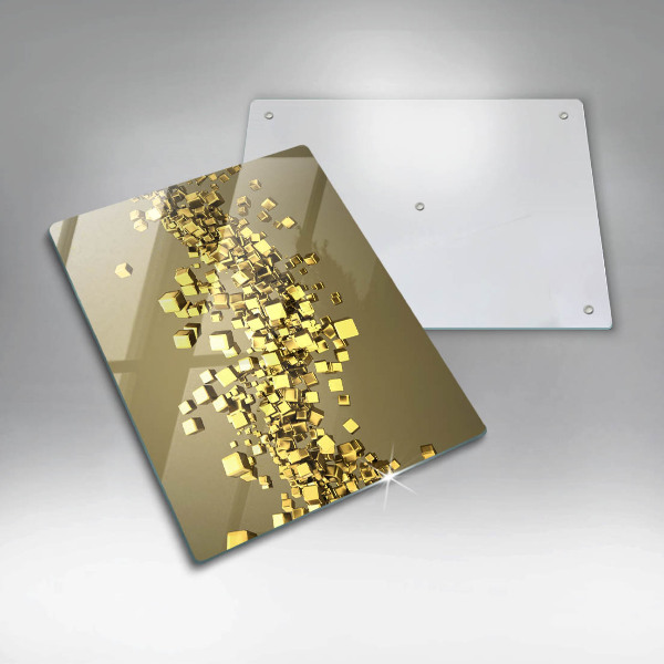 Tabla de cortar de vidrio Geometría 3d abstracta