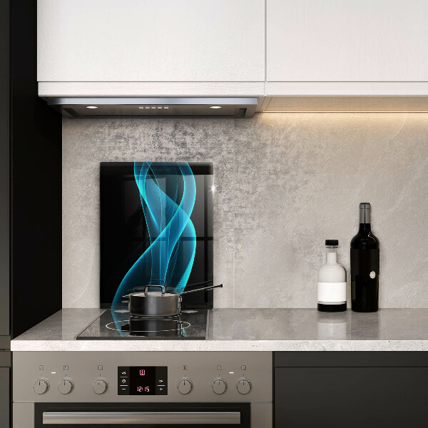 Tabla de cortar de vidrio Abstracción azul