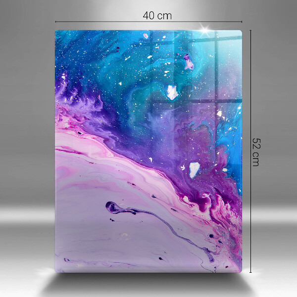 Tabla de cortar de vidrio Tintas de abstracción