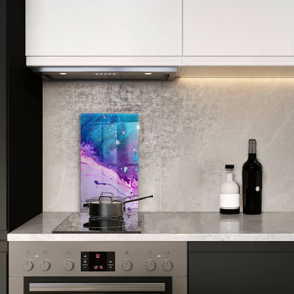 Tabla de cortar de vidrio Tintas de abstracción