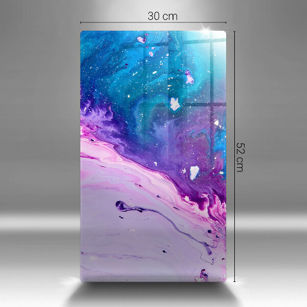 Tabla de cortar de vidrio Tintas de abstracción