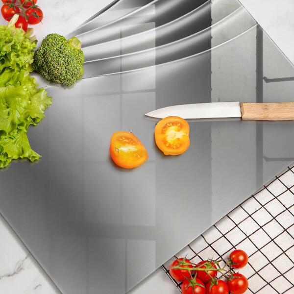 Tabla de cortar de vidrio Estructura metálica