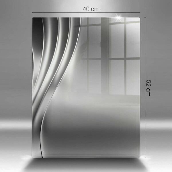 Tabla de cortar de vidrio Estructura metálica