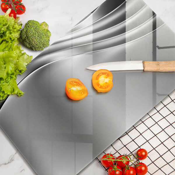 Tabla de cortar de vidrio Estructura metálica