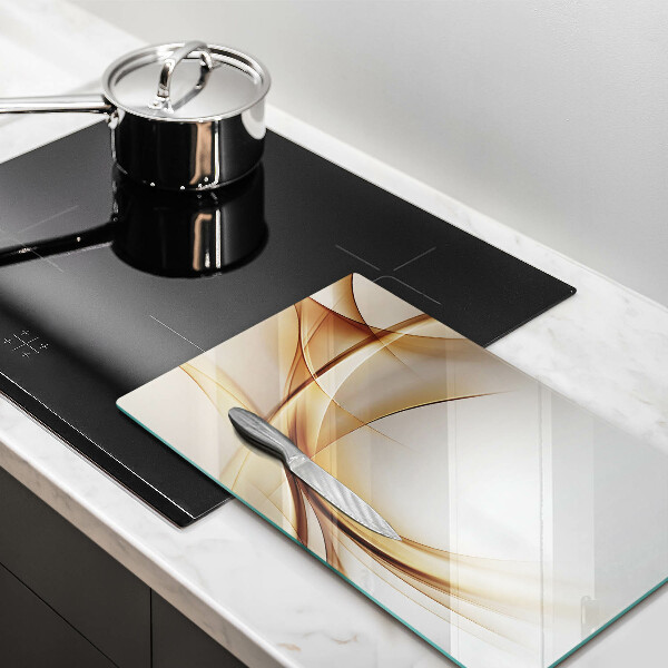 Tabla de cortar de vidrio Formas abstractas