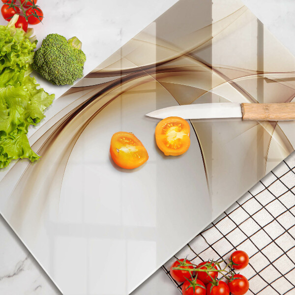 Tabla de cortar de vidrio Formas abstractas