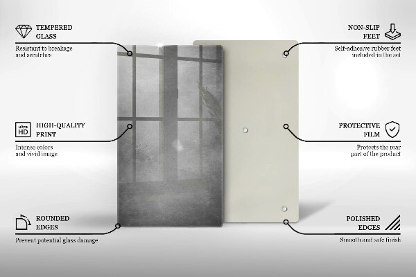 Tabla de cortar de vidrio Fondo de textura de hormigón