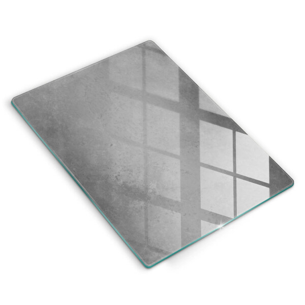 Tabla de cortar de vidrio Fondo de textura de hormigón