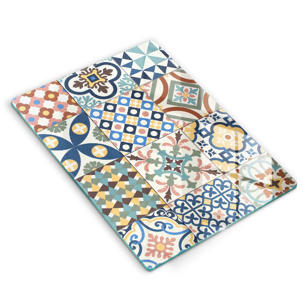 Tabla de cortar de vidrio Azulejos decorativos