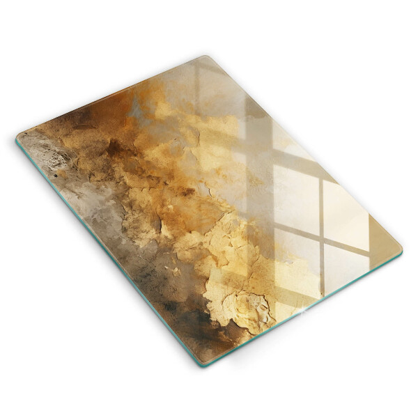 Tabla de cortar de vidrio Textura rica