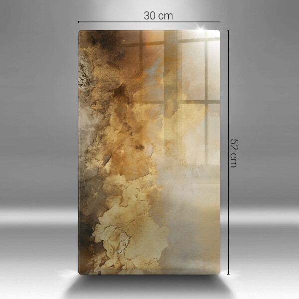 Tabla de cortar de vidrio Textura rica