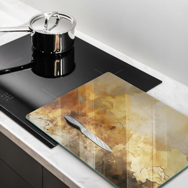 Tabla de cortar de vidrio Textura rica