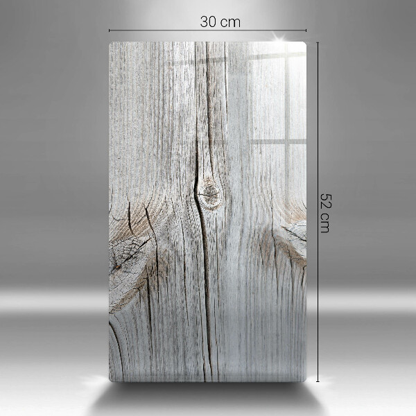 Tabla de cortar de vidrio Estructura de madera brillante