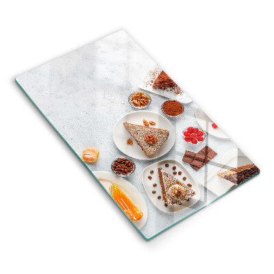 Tabla de cortar de vidrio La dulzura del pastel