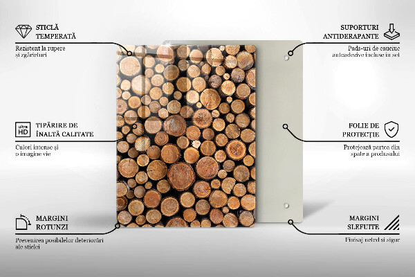 Tabla de cortar de vidrio La dulzura del pastel
